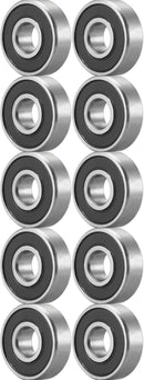 OCTOPUS - 10PCS of SR10 2RS Stainless Steel Sealed 5/8" x 1 3/8" x 11/32" inch Deep Grove Ball Bearing