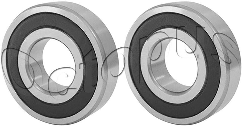 2 Pcs Premium 6311 2RS ABEC3 Rubber Sealed Deep Groove Ball Bearing 55x120x29mm