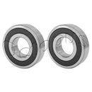 2PC Premium 5205 2RS ABEC1 Double-row Angular Contact Ball Bearing 25x52x21mm