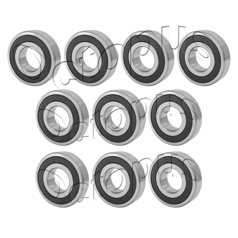 10 Pcs Premium 6002 2RS ABEC3 Rubber Sealed Deep Groove Ball Bearing 15x32x9mm
