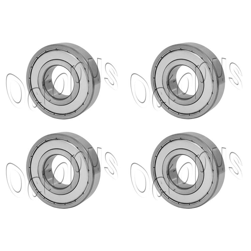 6205 ZZ Ball Bearings / 4 Pcs - Metal Shields - 25 52 15 mm