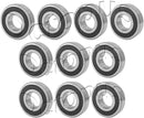 10 Pcs Premium 6308 2RS ABEC3 Rubber Sealed Deep Groove Ball Bearing 40x90x23mm