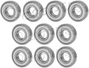 10PC Premium 696 ZZ ABEC3 Metal Shield Deep Groove Ball Bearing 6x15x5mm