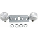 WB16K10026 Gas Stove Top part Double Burner Assembly Kit fits General Electric (GE) AP2633210 PS232404 WB29K17