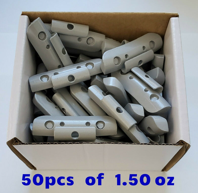 50 Pcs of OCTOPUS FE Clip On Wheel Weight Balance P STYLE 1.50 oz