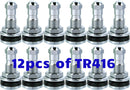 12 PCS KITS TR 416 TR416 TIRE VALVE STEMS .453" & .625" RIM Holes Long 1 1/2"