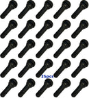 25 PCS TR 413 TR413 SNAP-IN TIRE VALVE STEMS SHORT BLACK RUBBER NEW