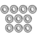 KOB 10PC Premium R6 ZZ ABEC1 Metal Shielded Deep Groove Ball Bearing 3/8x 7/8x 9/3