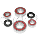 Suzuki LT-250 E QUADRUNNER ATV Bearings Kit both sides Front Wheels 1985-1986